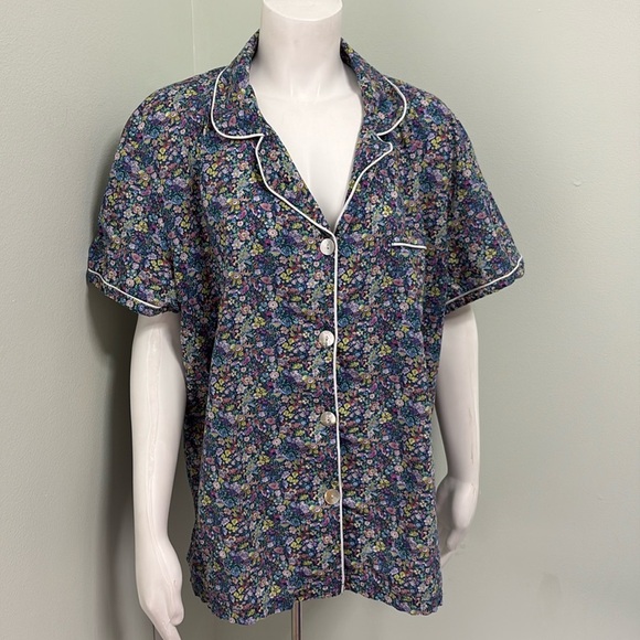 Bedhead Floral Pajama Button Front PJ Shirt 2X - Picture 1 of 7